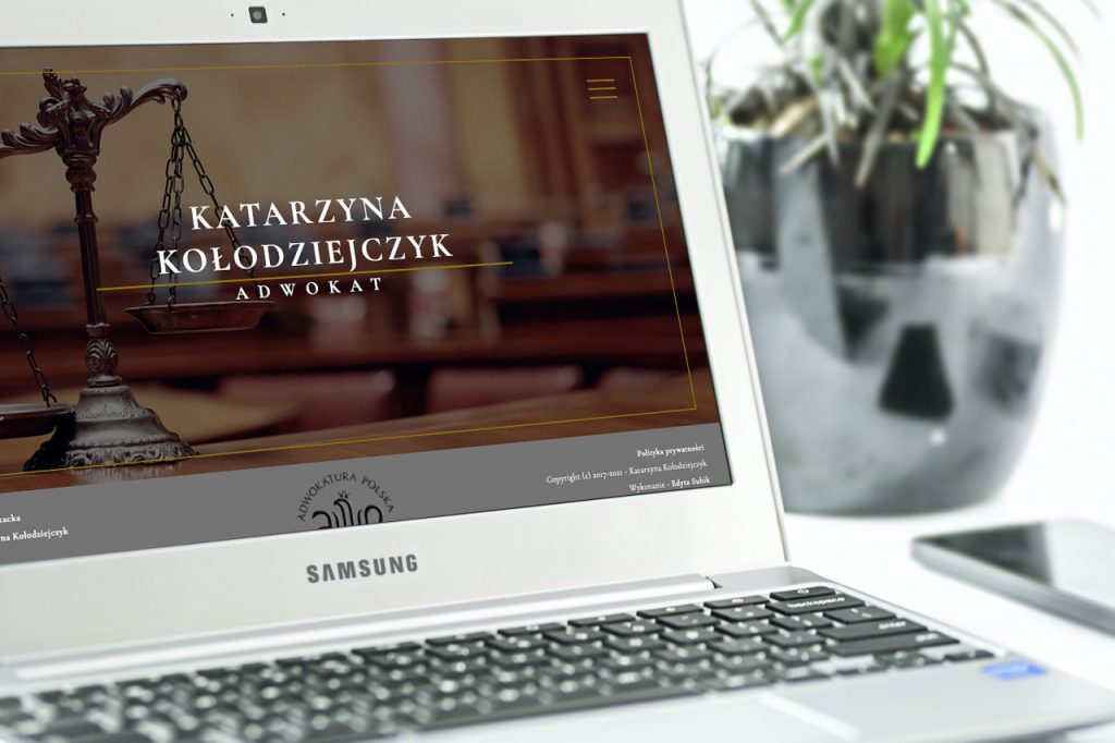 Strony internetowe Gliwice - portfolio - Adwokat Katarzyna Kołodziejczyk